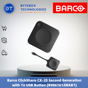 Barco ClickShare CX-20 Second Generation with 1x USB Button (R9861612NAB1)【Bytebox】